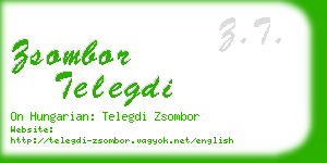 zsombor telegdi business card